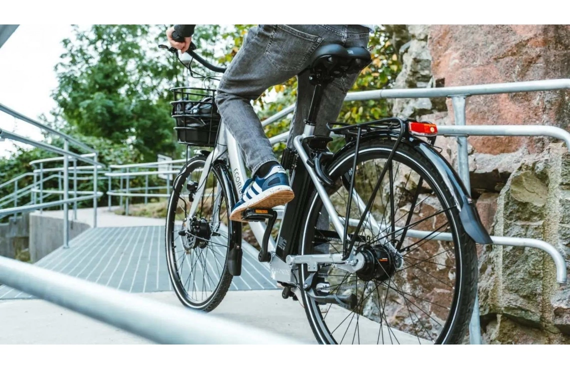 Elcykel Ecoride Ambassador 28 AXS H-7 Dam Silver 7 Elcykel Ecoride Ambassador 28 AXS H-7 Dam Silver - Bild 5