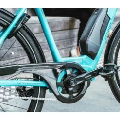 Elcykel Ecoride Ambassador 28 AXS M-5 E5 Dam Turkos -Cyklar affär c120 ambassador axs m8 e5000 28 turquoise 2 scaled 1600x900 1