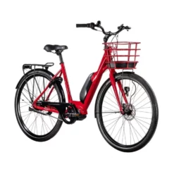 Elcykel Ecoride Ambassador 28 AXS M-5 E6 Dam Röd -Cyklar affär c140 ambassador axs m8 e6100 28 red 1 1600x900 1