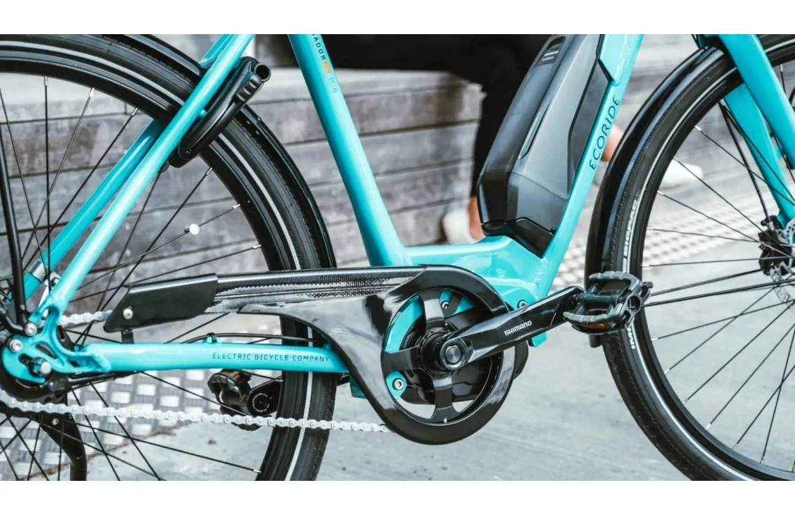 Elcykel Ecoride Ambassador 28 AXS M-5 E6 Dam Turkos 7 Elcykel Ecoride Ambassador 28 AXS M-5 E6 Dam Turkos - Bild 5
