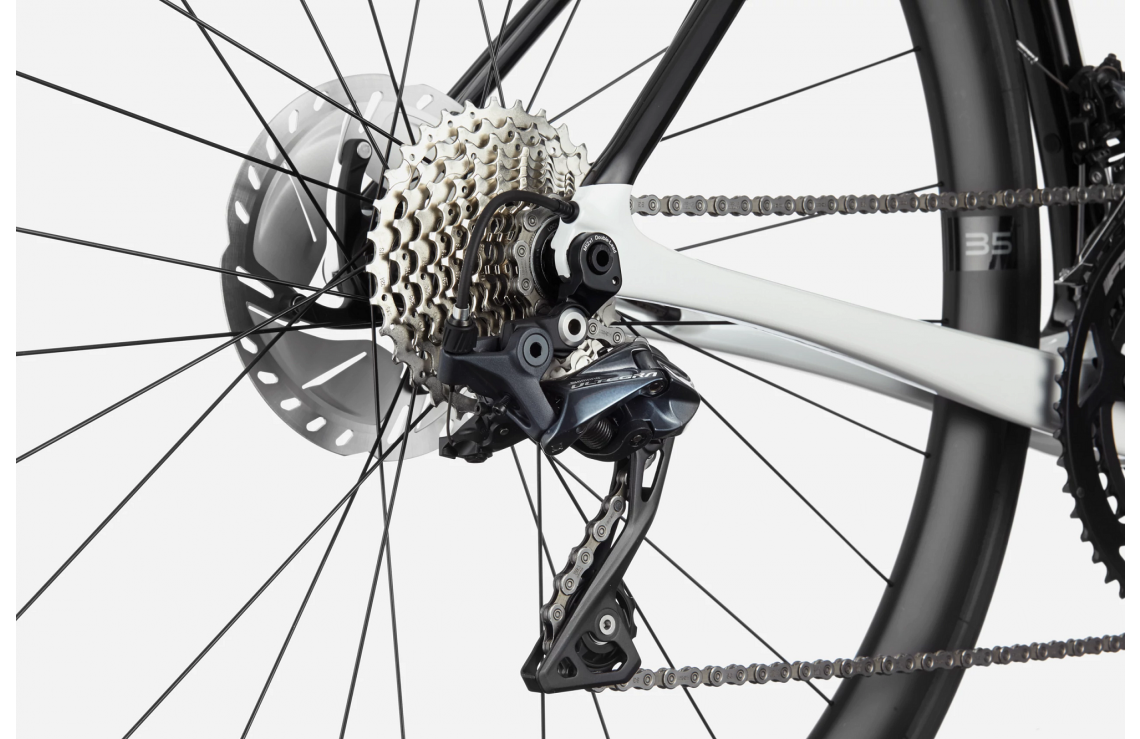 Racercykel Cannondale SuperSix EVO Carbon Disc Ultegra Grå 10 Racercykel Cannondale SuperSix EVO Carbon Disc Ultegra Grå - Bild 8