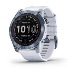 Träningsklocka Garmin Fenix 7X Sapphire Solar 51mm Vit