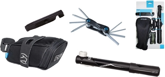 Kombipack Pro Sadelväska. Minipump Miniverktyg. Däcksavtagare 3 Kombipack Pro Sadelväska. Minipump Miniverktyg. Däcksavtagare