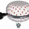 Ringklocka Basil Polkadot Big Bell Vit/rödprickig -Cyklar affär ck1088715