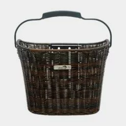 Cykelkorg New Looxs Lombok Smartlock Plast På Styrhuvudet Med Handtag Mörkbrun 26-28"