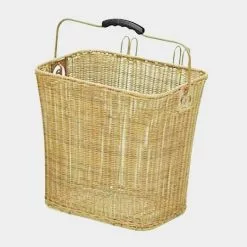 Cykelkorg TWS Plast På Pakethållaren Med Handtag Beige 26-28"