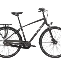 Hybridcykel Trek District 1 Equipped Svart