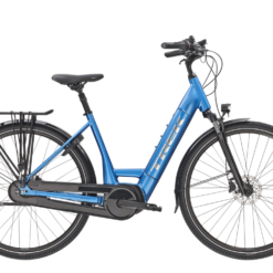 Elcykel Trek District+ 6 Lowstep 500Wh Blå