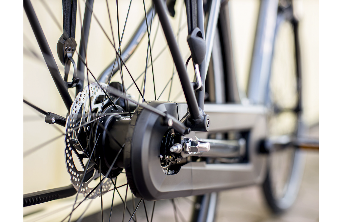 Elcykel Trek District+ 1 300Wh Grå 6 Elcykel Trek District+ 1 300Wh Grå - Bild 4