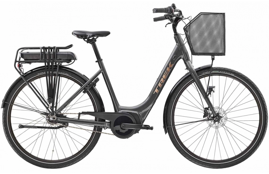 Elcykel Trek District+ 1C Lowstep 400Wh Grå 3 Elcykel Trek District+ 1C Lowstep 400Wh Grå