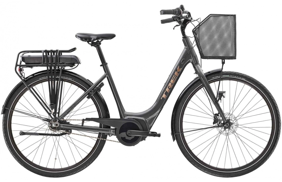 Elcykel Trek District+ 1C Lowstep 500Wh Grå 3 Elcykel Trek District+ 1C Lowstep 500Wh Grå