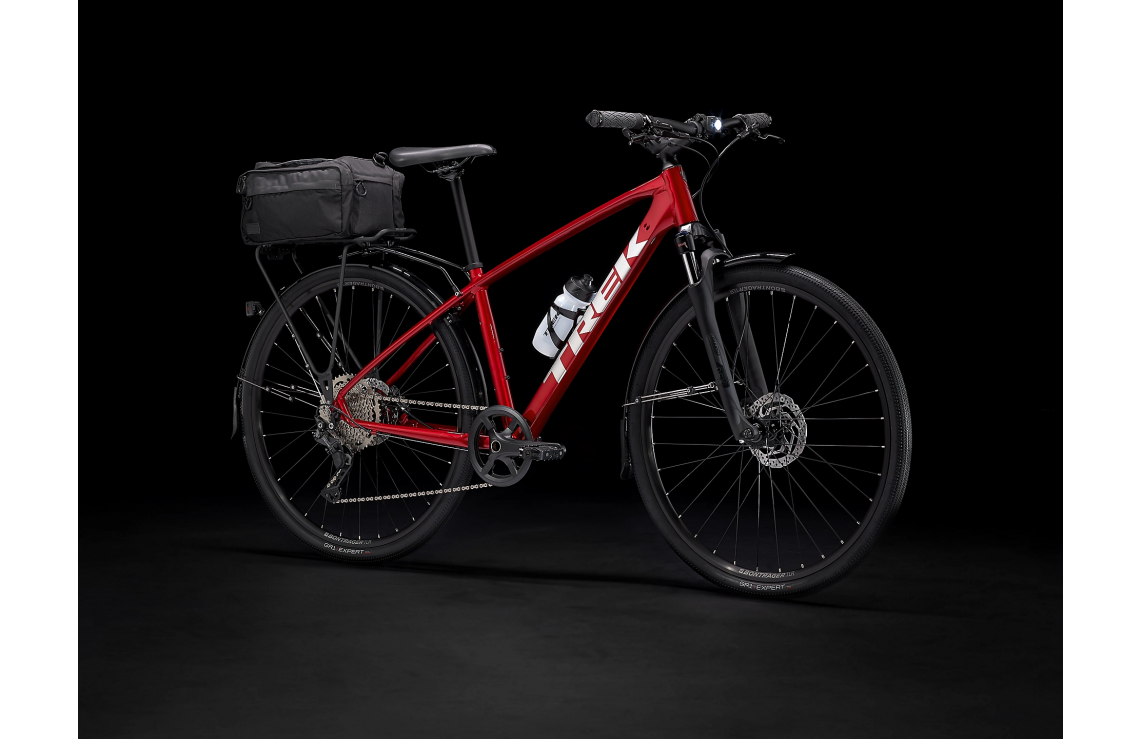 Hybridcykel Trek Dual Sport 3 Röd 14 Hybridcykel Trek Dual Sport 3 Röd - Bild 12