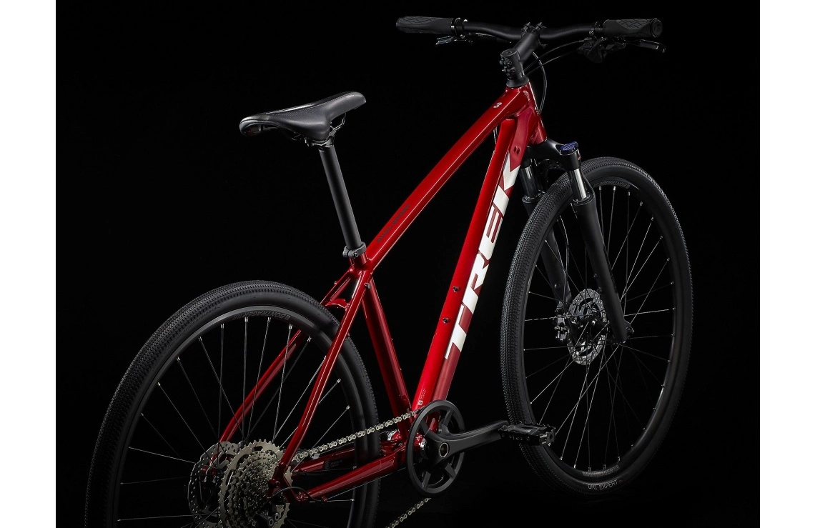 Hybridcykel Trek Dual Sport 3 Röd 5 Hybridcykel Trek Dual Sport 3 Röd - Bild 3