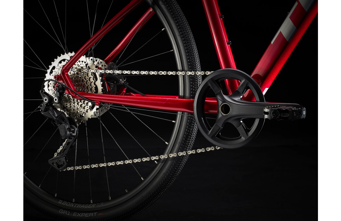 Hybridcykel Trek Dual Sport 3 Röd 11 Hybridcykel Trek Dual Sport 3 Röd - Bild 9