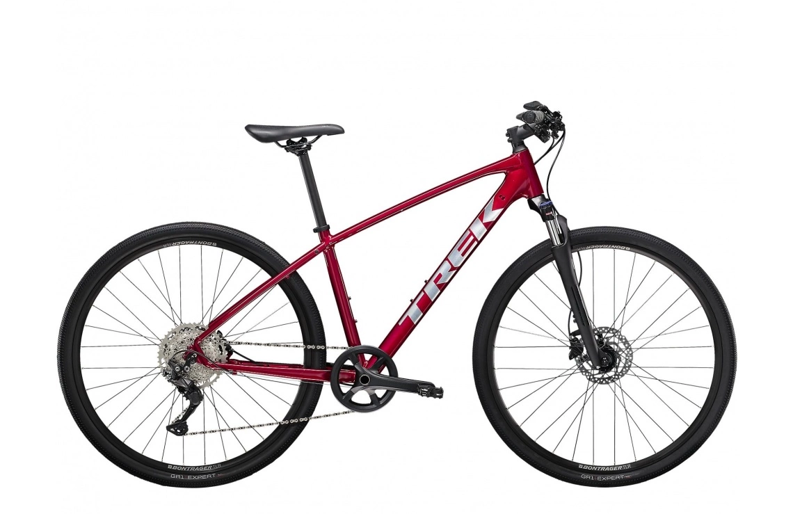 Hybridcykel Trek Dual Sport 3 Röd 12 Hybridcykel Trek Dual Sport 3 Röd - Bild 10