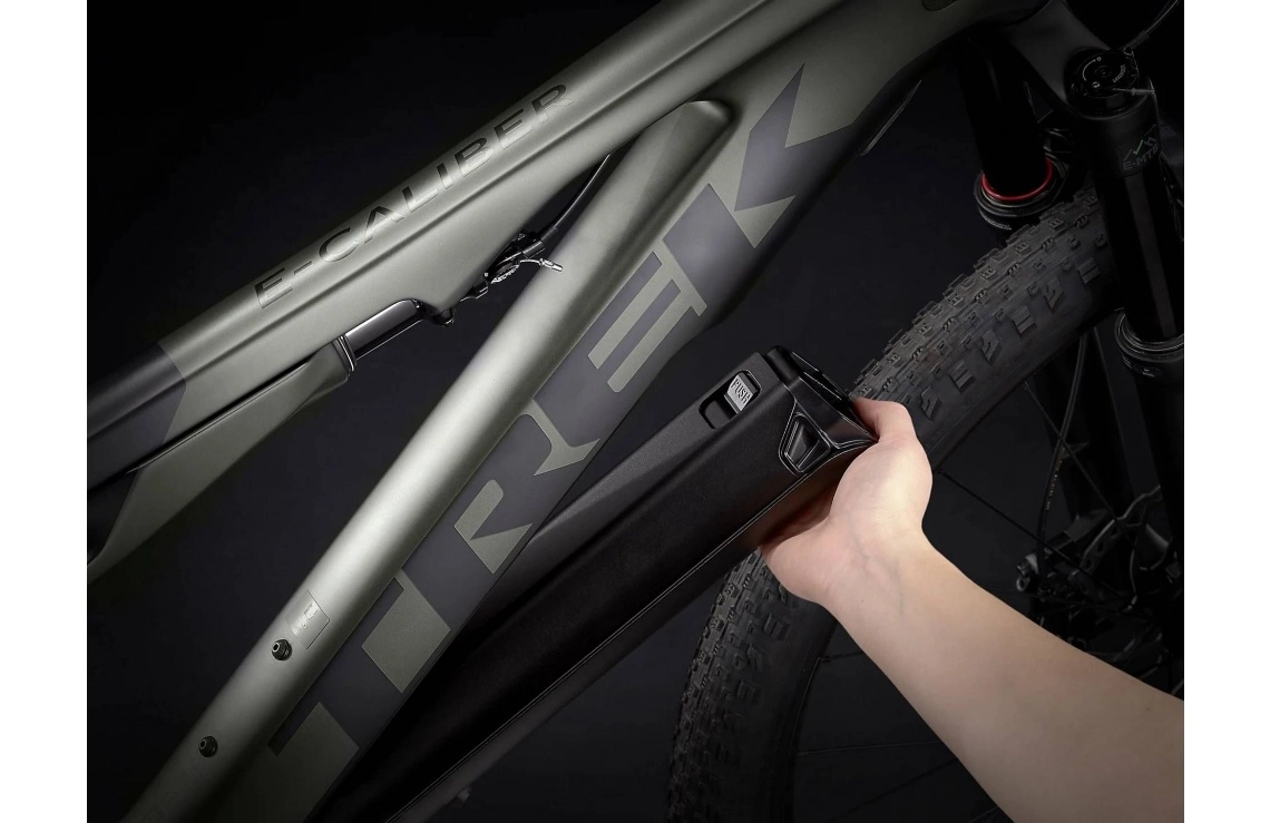 El MTB Trek E-Caliber 9.6 Grön/svart 6 El MTB Trek E-Caliber 9.6 Grön/svart - Bild 4