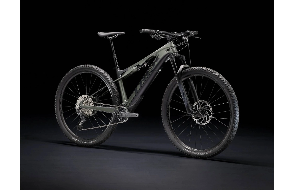 El MTB Trek E-Caliber 9.6 Grön/svart 4 El MTB Trek E-Caliber 9.6 Grön/svart - Bild 2