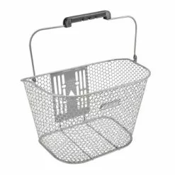 Cykelkorg Electra Honeycomb QR Fram Fog Grey -Cyklar affär electrahoneycombqrbasketfront 33694 c primary 1