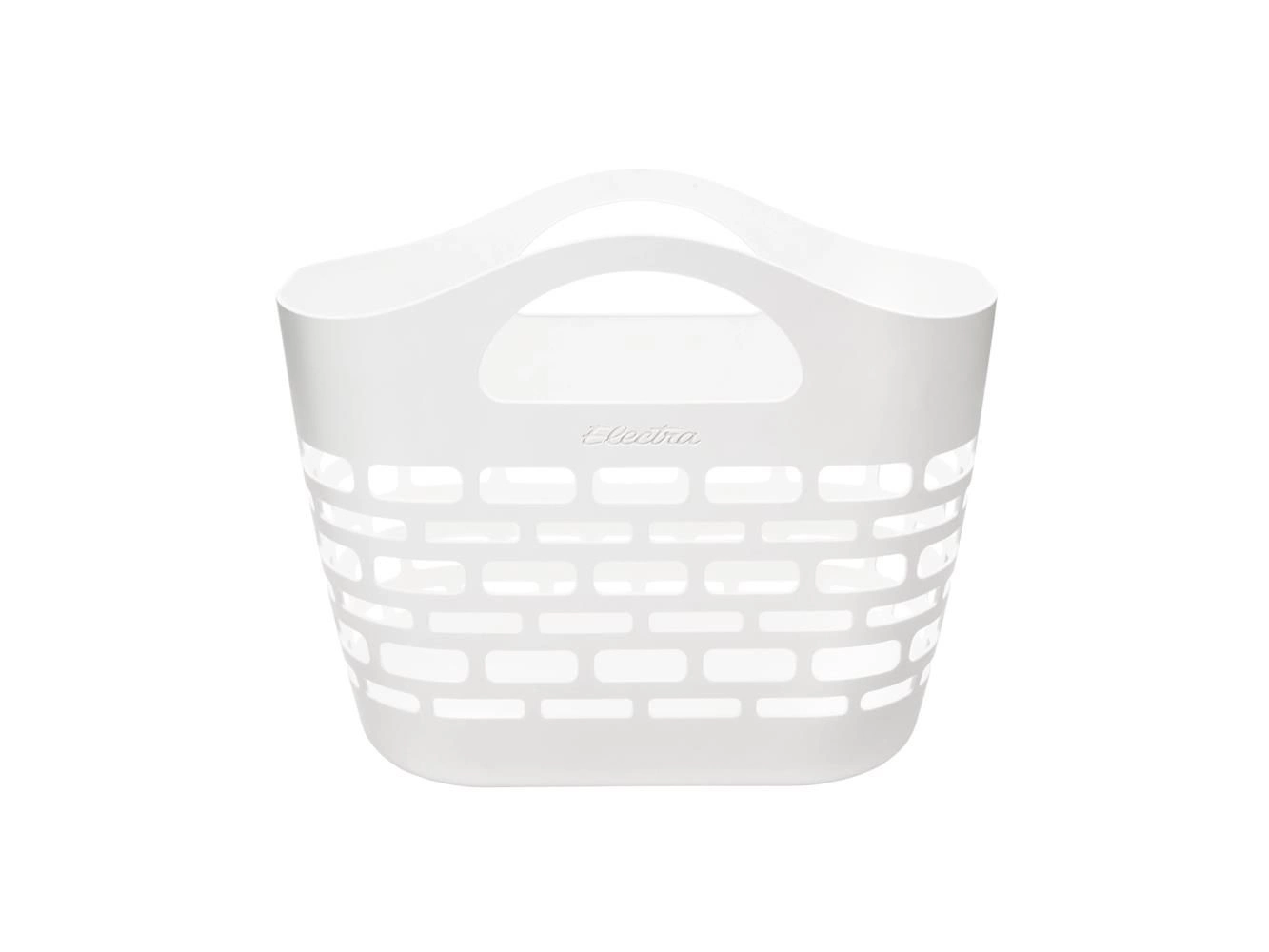 Cykelkorg Electra Plasket Reclaimed Ocean Plastic Shell White 3 Cykelkorg Electra Plasket Reclaimed Ocean Plastic Shell White