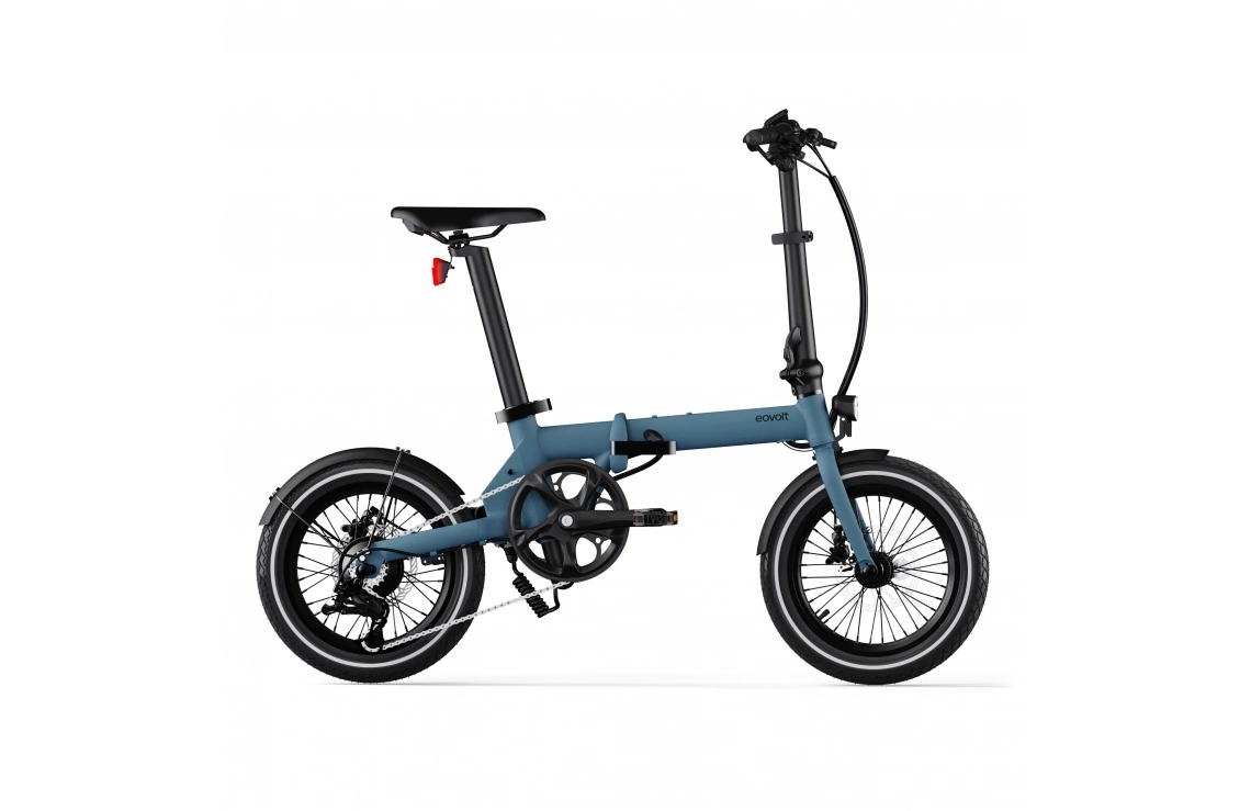 Hopfällbar Elcykel Eovolt Morning Blå 3 Hopfällbar Elcykel Eovolt Morning Blå