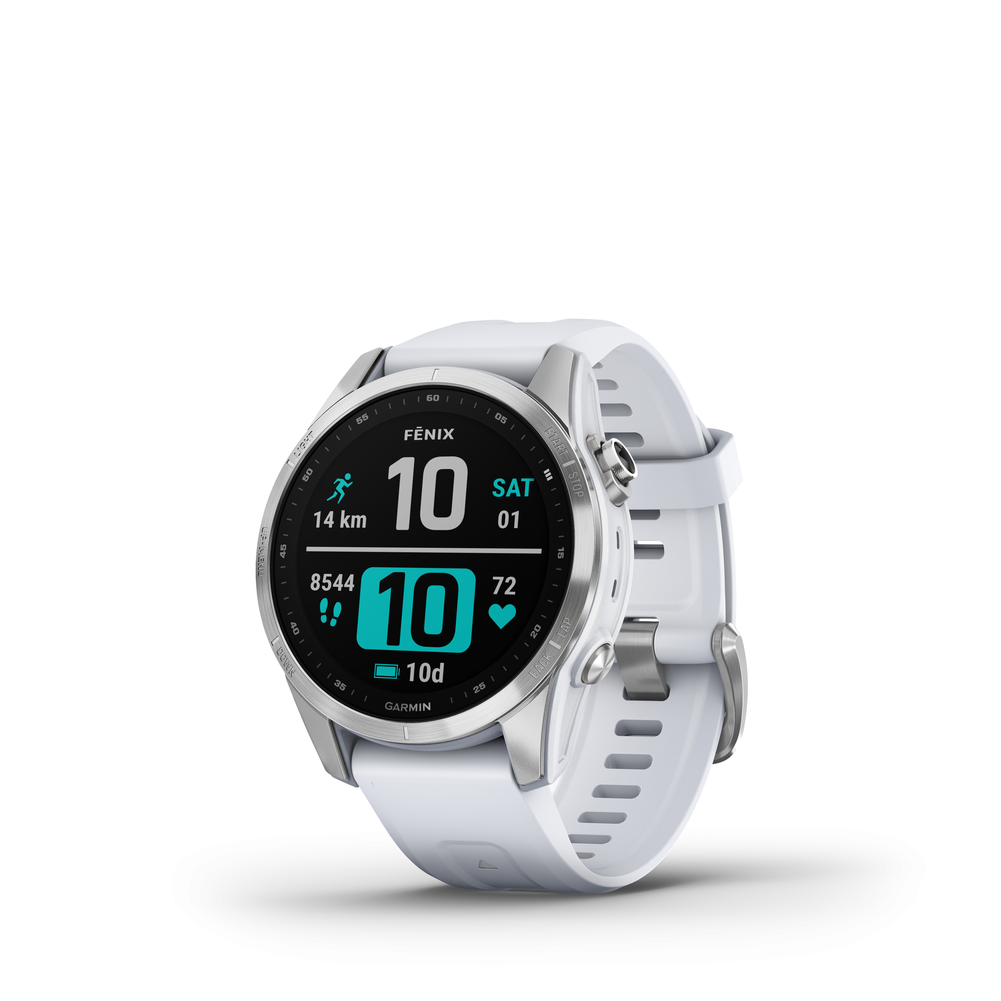 Träningsklocka Garmin Fenix 7S Silver/vit 3 Träningsklocka Garmin Fenix 7S Silver/vit