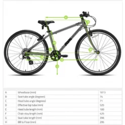 Frog Bikes Barncykel Frog 69 Svart 26" -Cyklar affär frog 69 geo 4 1