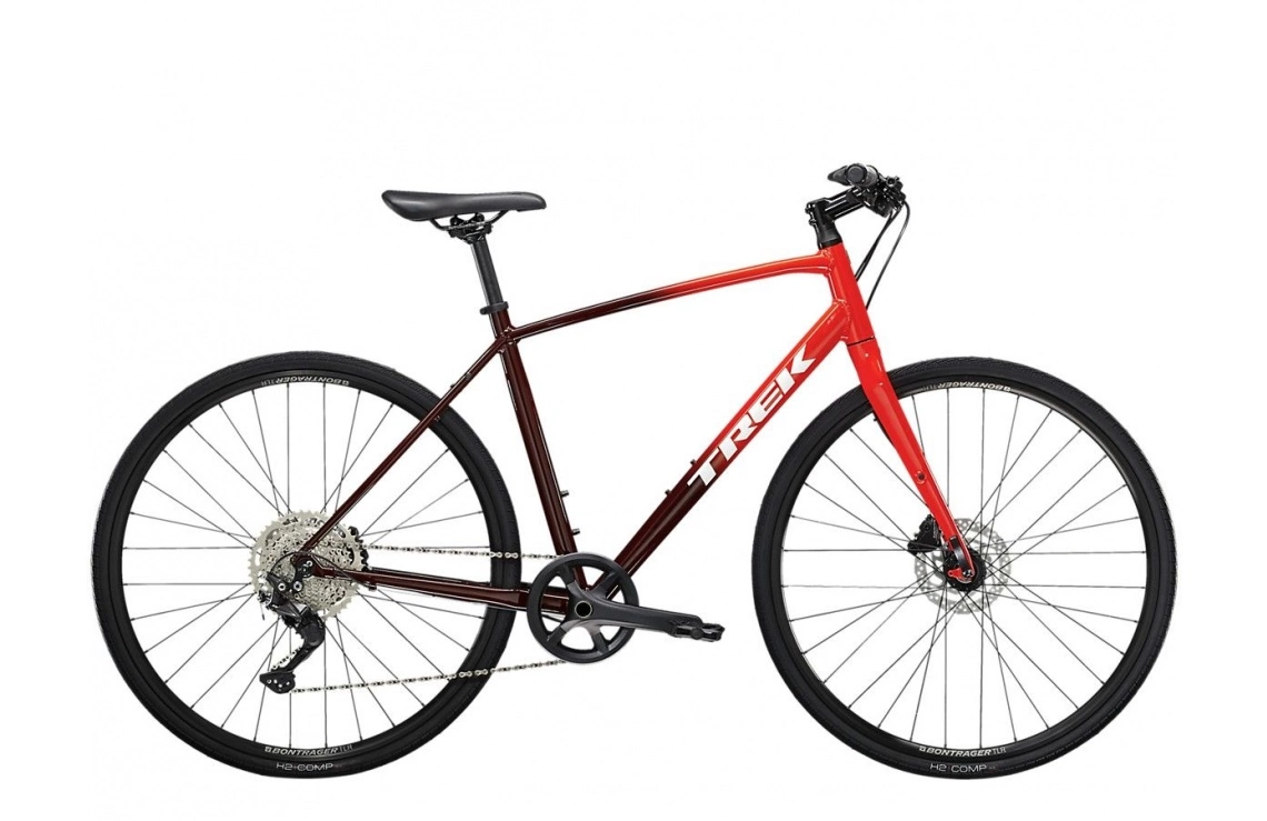 Hybridcykel Trek FX 3 Disc Röd 3 Hybridcykel Trek FX 3 Disc Röd