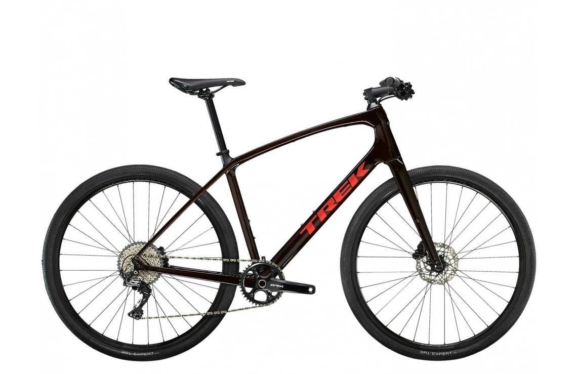 Hybridcykel Trek FX Sport 5 Röd/svart 3 Hybridcykel Trek FX Sport 5 Röd/svart