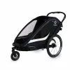 Cykelvagn Hamax Breeze 2 Barn Blå/vit 1 Cykelvagn Hamax Breeze 2 Barn Blå/vit -Cyklar affär ham400203 hamax breeze navy stroller wheel