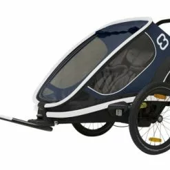 Cykelvagn Hamax Outback Twin 2 Barn Blå/vit -Cyklar affär hamax outback navy 1