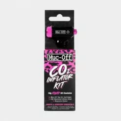 Kolsyrepump Muc-Off MTB Co2 Inflator Kit + Kolsyrepatroner (2 X 25 Gram) + Foamskydd Rosa/svart -Cyklar affär kolsyrepump muc off mtb inflator kit kolsyrepatroner 2 x 25 gram foamskydd 1 1