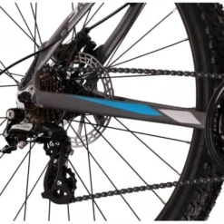 MTB Kross Hexagon 3.0 27,5" Grafit/blå 10 MTB Kross Hexagon 3.0 27,5" Grafit/blå -Cyklar affär krhe3z27x19m004081 kr hexagon 3.0 grafitowy niebieski szary matowy 3