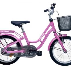 Barncykel Kronan F16 Oväxlad 16" Rosa