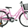 Barncykel Kronan F24 3-växlad 24" Rosa -Cyklar affär kronan barncykel 24 tum rosa