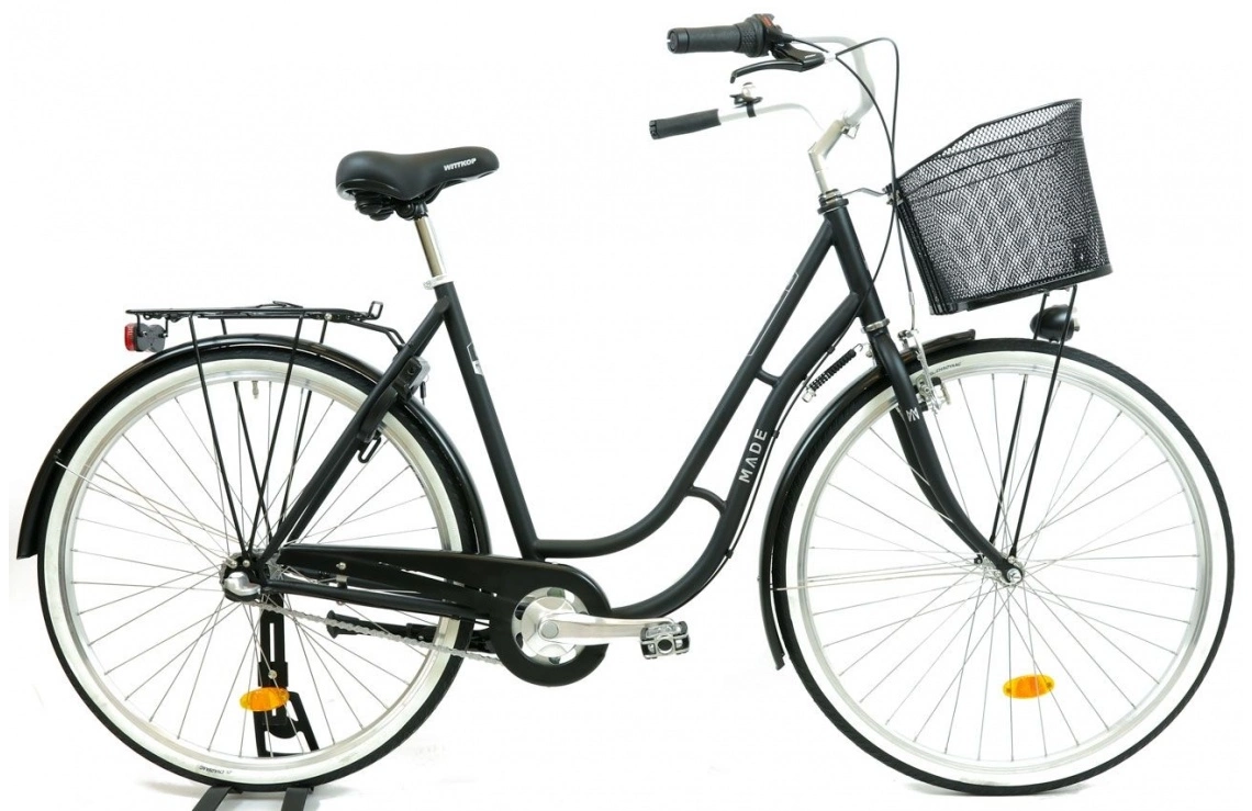 Damcykel MADE Alcea 3-växlad 28" Matt Svart 3 Damcykel MADE Alcea 3-växlad 28" Matt Svart