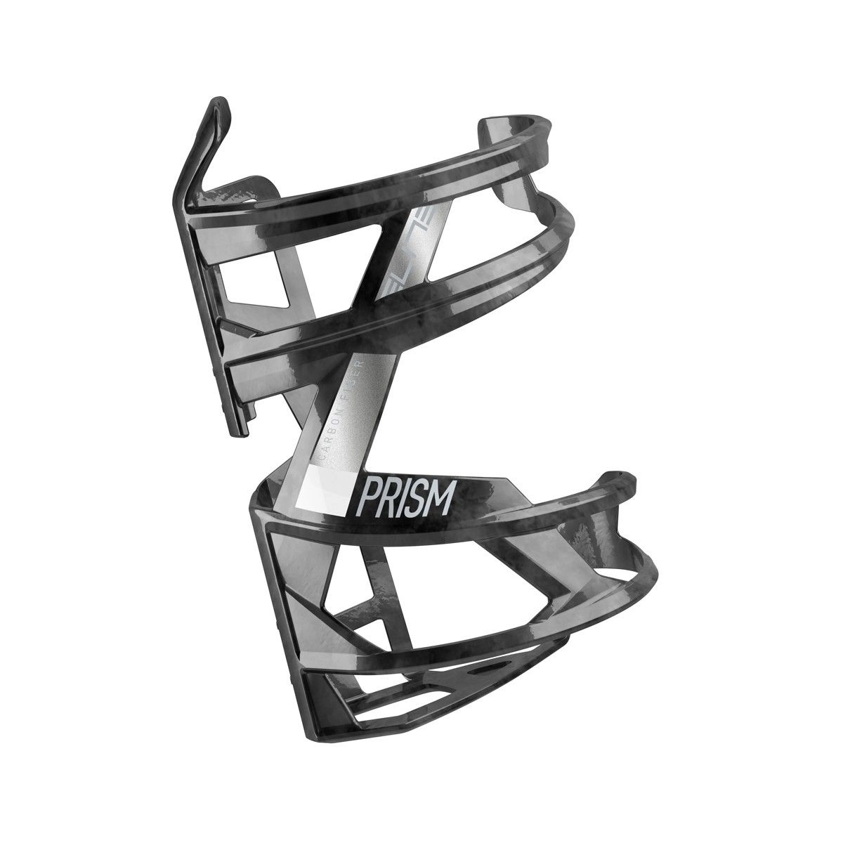 Flaskställ Elite Prism R Carbon Glossy Svart/vit 3 Flaskställ Elite Prism R Carbon Glossy Svart/vit