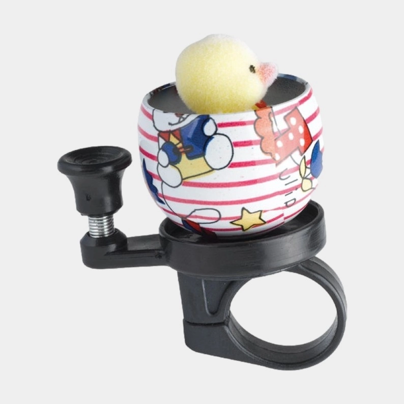 Ringklocka XLC DD-M25 Duck Vit/gul/röd 3 Ringklocka XLC DD-M25 Duck Vit/gul/röd