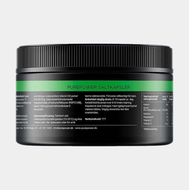 Salttabletter PurePower Salt 90 Kapslar 3 Salttabletter PurePower Salt 90 Kapslar