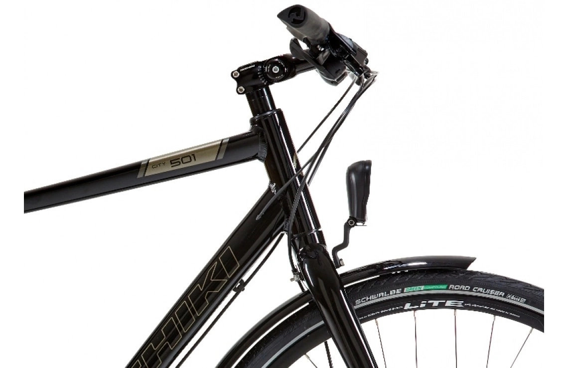 Hybridcykel Nishiki City 501 Herr Svart 7 Hybridcykel Nishiki City 501 Herr Svart - Bild 5