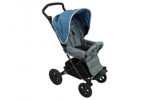 Barnvagn Kronan Sulky S Blå 4 Barnvagn Kronan Sulky S Blå - Bild 2