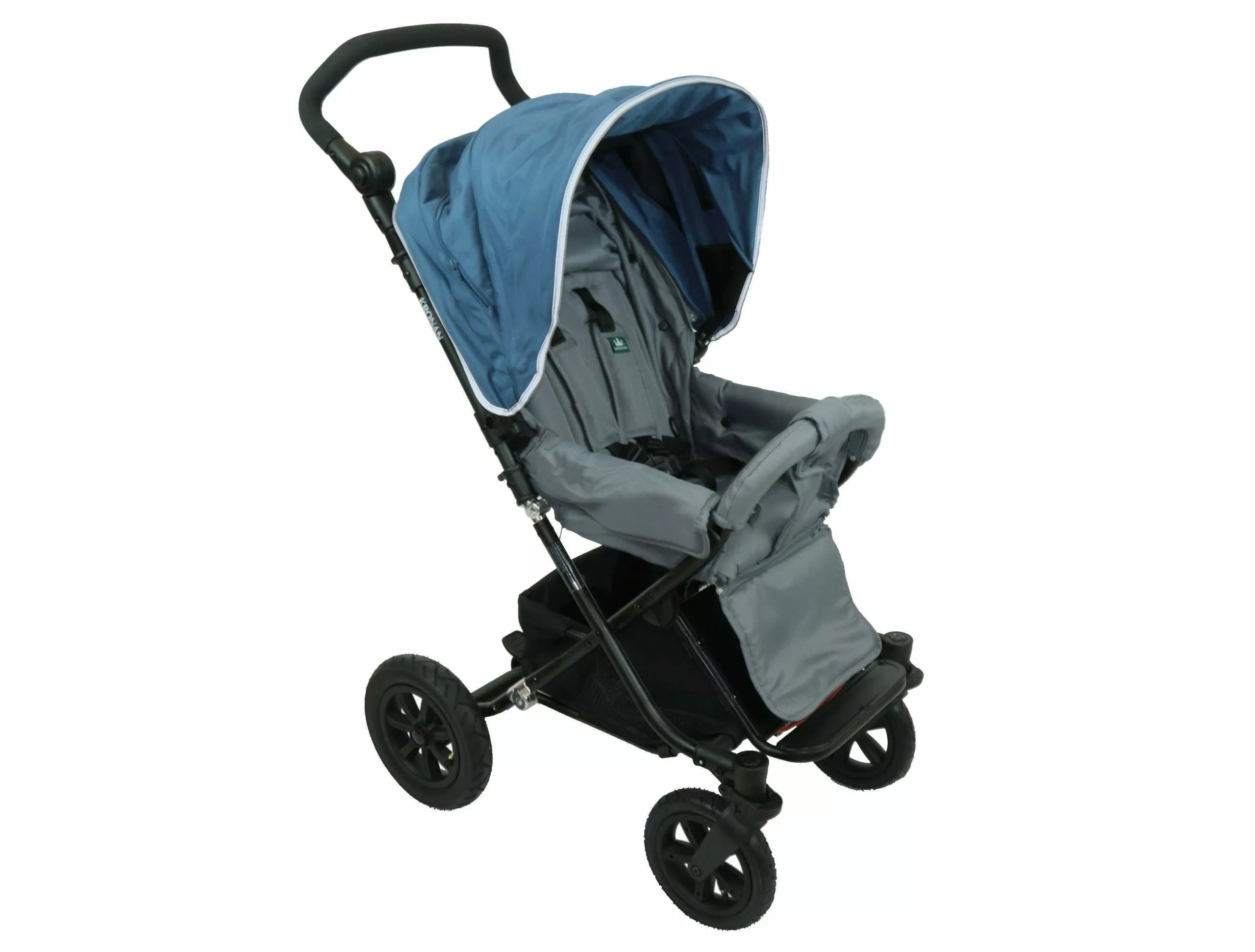 Barnvagn Kronan Sulky S Blå 3 Barnvagn Kronan Sulky S Blå
