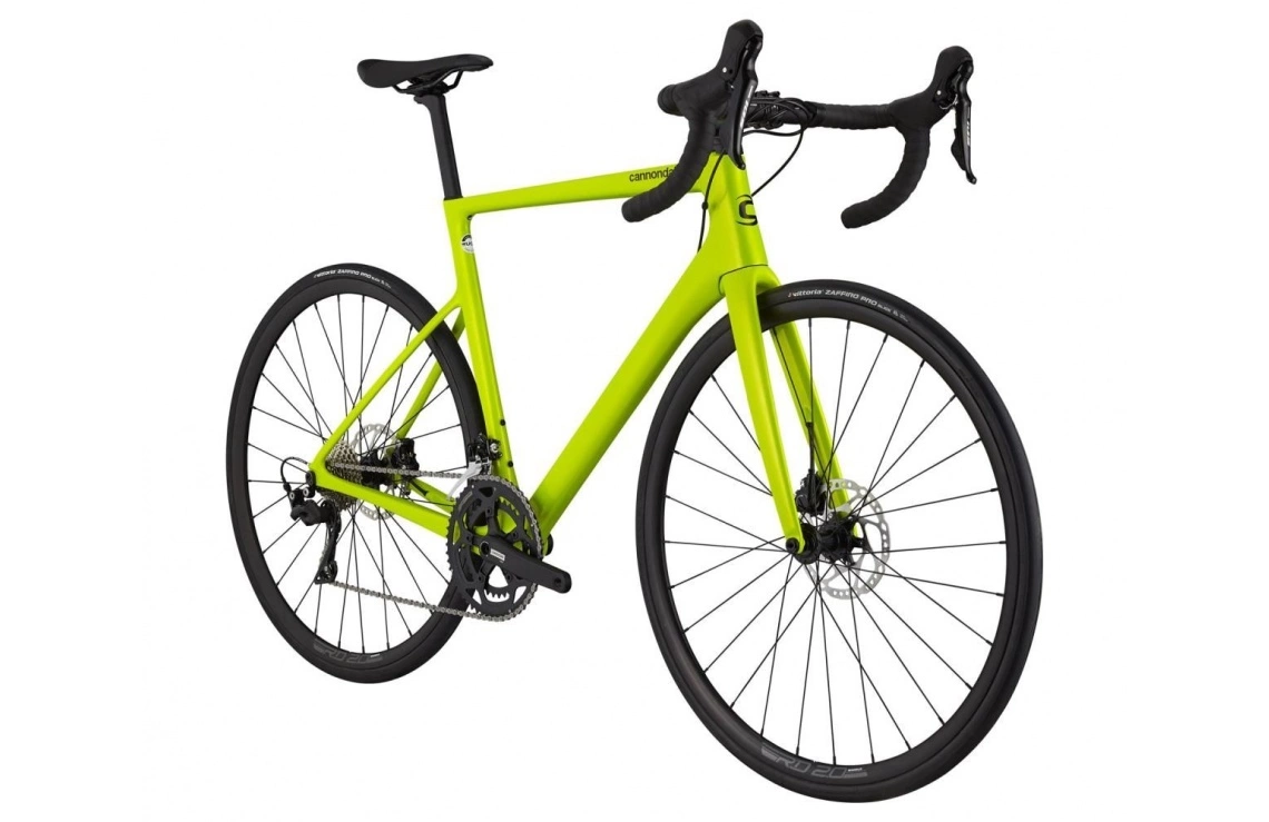 Racercykel Cannondale SuperSix EVO Carbon Disc 105 Bio Lime 4 Racercykel Cannondale SuperSix EVO Carbon Disc 105 Bio Lime - Bild 2