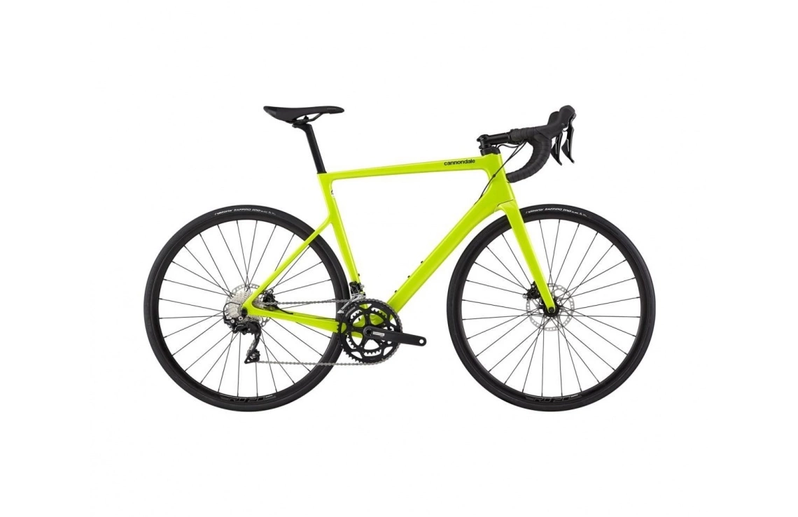 Racercykel Cannondale SuperSix EVO Carbon Disc 105 Bio Lime 3 Racercykel Cannondale SuperSix EVO Carbon Disc 105 Bio Lime