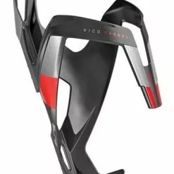 Flaskställ Elite Vico Carbon Svart/röd