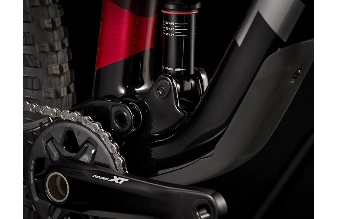 MTB Trek Top Fuel 9.8 XT Svart/röd 10 MTB Trek Top Fuel 9.8 XT Svart/röd - Bild 8