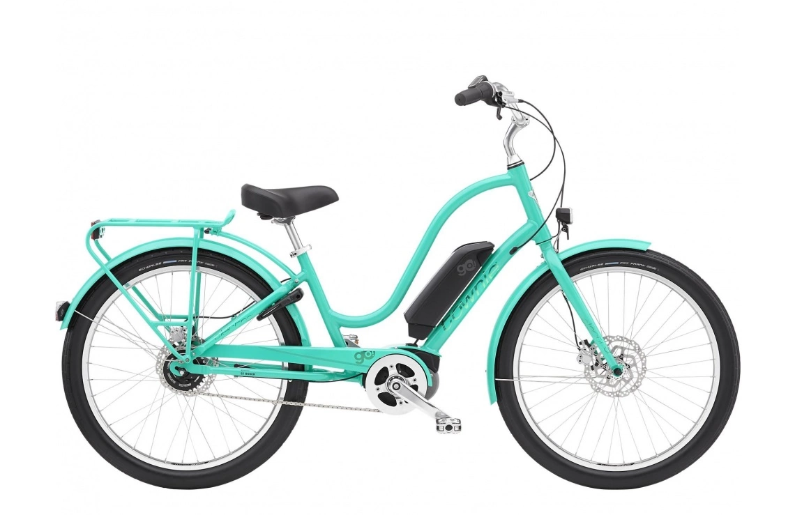 Elcykel Electra Townie Go! 5i EQ Dam Blå 3 Elcykel Electra Townie Go! 5i EQ Dam Blå