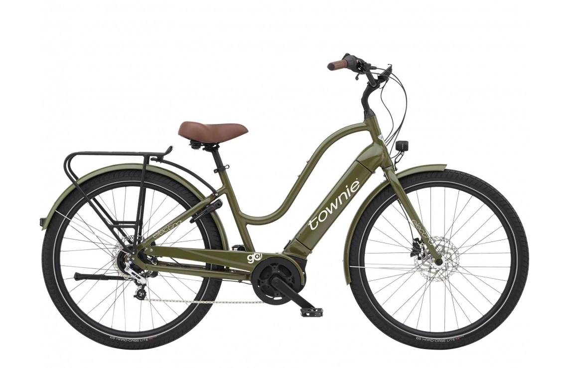 Elcykel Electra Townie Path Go! 5i Dam Grön 3 Elcykel Electra Townie Path Go! 5i Dam Grön