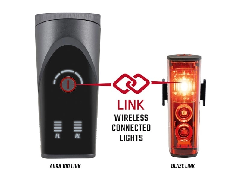Belysningsset SIGMA Light Set Aura 100 Blaze Link 3 Belysningsset SIGMA Light Set Aura 100 Blaze Link