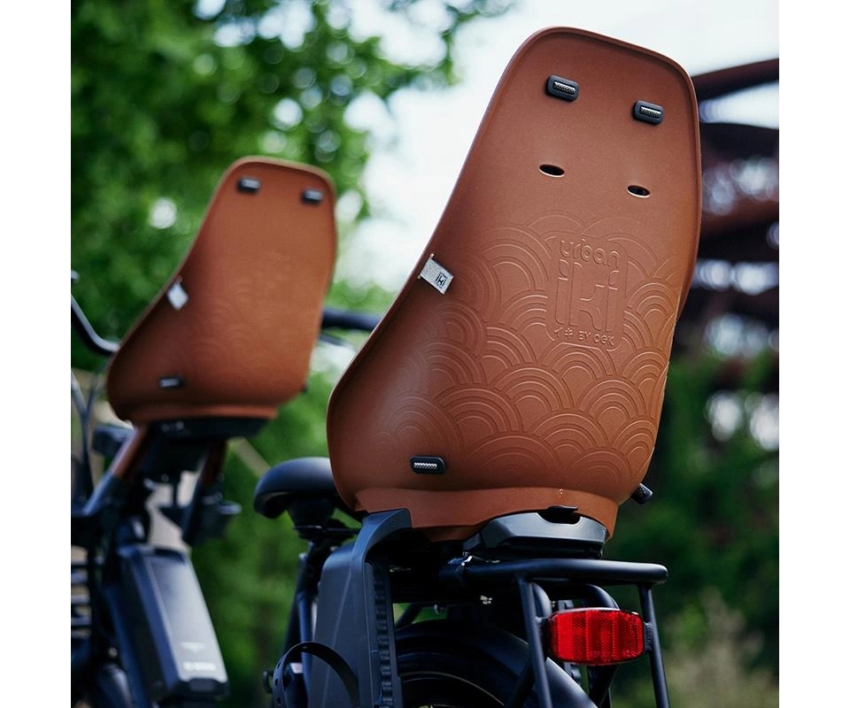 Cykelsits URBAN IKI Pakethållare Bio Plastic Brun/Svart 3 Cykelsits URBAN IKI Pakethållare Bio Plastic Brun/Svart