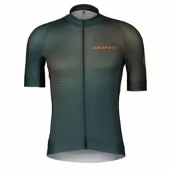 Cykeltröja Scott RC Pro SS Aruba Green/braze Orange -Cyklar affär v0102467N826AE 1